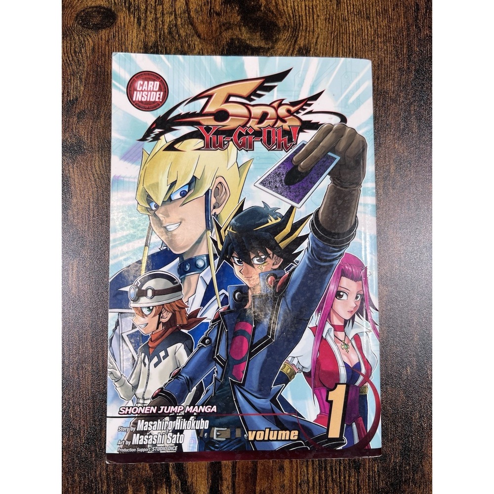 Yu-Gi-Oh! 5D's Vol. 1 by Masahiro Hikokubo & Masashi Sato Manga VIZ NO CARD